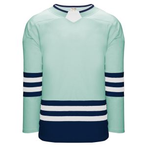Athletic Knit H8000-421 Select Hockey Jersey - Ice Blue/Navy/White - Primary