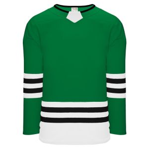Athletic Knit H8000-440 Select Hockey Jersey - Kelly/White/Black - Primary