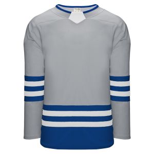 Athletic Knit H8000-450 Select Hockey Jersey - Grey/Royal/White - Primary