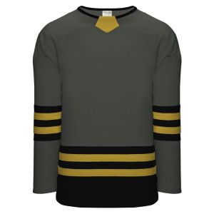 Athletic Knit H8000-748 Select Hockey Jersey - Graphite/Black/Knights Gold - Primary
