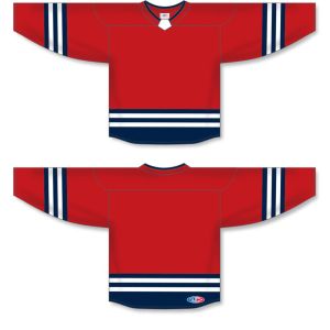 Athletic Knit H8000-762 Select Hockey Jersey - Red/Navy/White - Full