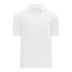 A1810 Apparel Polo Shirt - White - Front