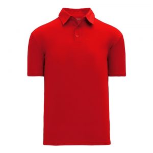 A1810 Apparel Polo Shirt - Red - Front