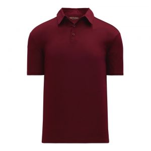 A1810 Apparel Polo Shirt - Maroon - Front