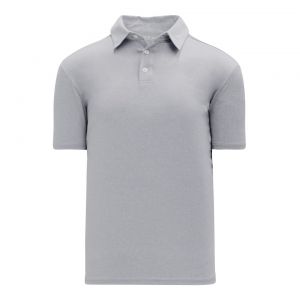 A1810 Apparel Polo Shirt - Heather Grey - Front