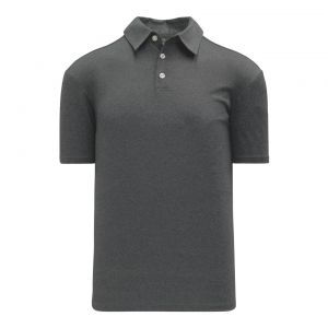 A1810 Apparel Polo Shirt - Heather Charcoal - Front