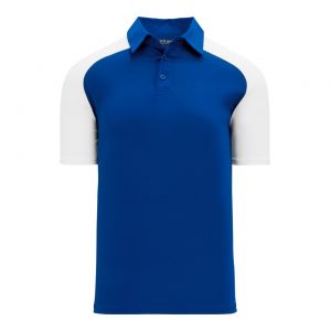 A1815 Apparel Polo Shirt - Royal/White - Front