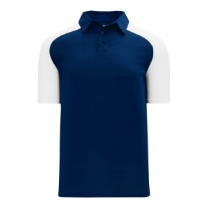 A1815 Apparel Polo Shirt - Navy/White - Front