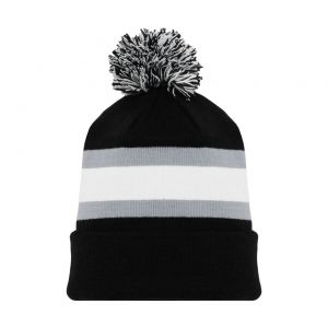A1830 Hockey Toque - Old La Black - Front