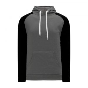 A1840 Apparel Sweatshirt - Heather Charcoal/Black - Front