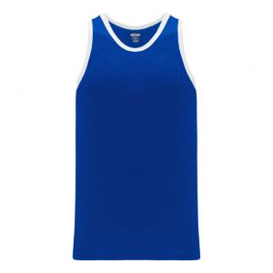 B1325 League Basketball Jersey - Royal/White - Front