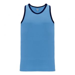 B1325 League Basketball Jersey - Sky/Navy - Front