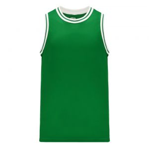 B1710 Pro Basketball Jersey - Kelly/White - Front