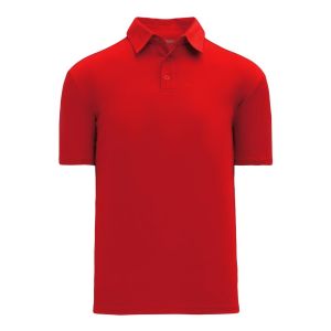 Athletic Knit A1810-005 Apparel Polo Shirt - Red - Primary