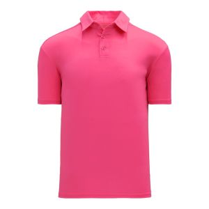 Athletic Knit A1810-014 Apparel Polo Shirt - Pink - Primary
