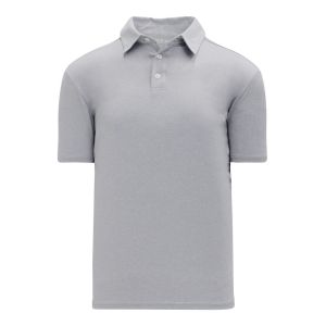 Athletic Knit A1810-020 Apparel Polo Shirt - Heather Grey - Primary