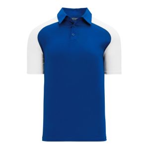 Athletic Knit A1815-206 Apparel Polo Shirt - Royal/White - Primary