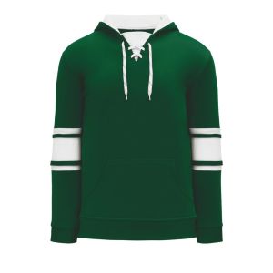Athletic Knit A1845-260 Apparel Sweatshirt - Dark Green/White - Primary