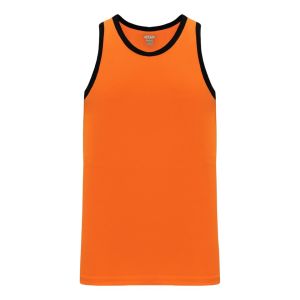 Athletic Knit B1325-263 League Basketball Jersey - Orange/Black - Primary