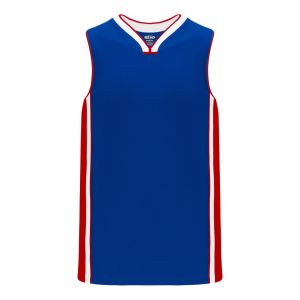 B1715 Pro Basketball Jersey - Royal/Red/White - Front