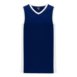 B2115 Pro Basketball Jersey - Navy/White - Front