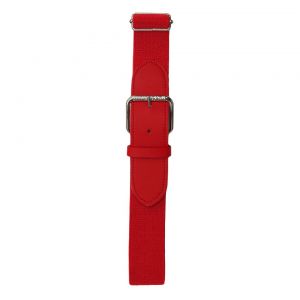 BA101 Baseball Belts - Red - Front