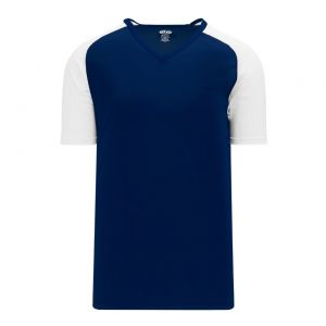 BA1375 Pullover Baseball Jersey - Navy/White - Front