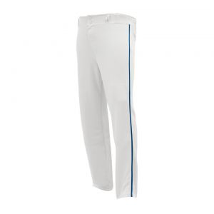 BA1391 Pro Baseball Pants - White/Royal - Front