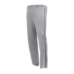 BA1391 Pro Baseball Pants - Grey/Royal - Front
