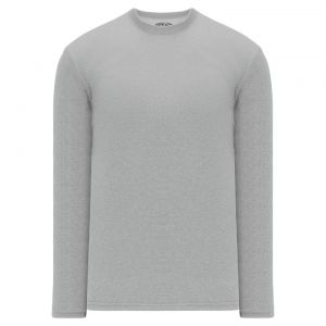 BA1900 Pullover Baseball Jersey - Heather Grey - Front