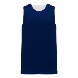 BR1105 League Basketball Jersey - Navy/White - Front
