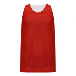 BR1302 League Basketball Jersey - Red/White - Front