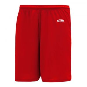 BS1300 Basketball Shorts - Red - Front