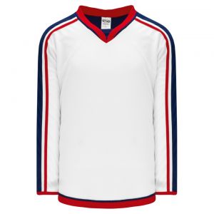H550B Pro Hockey Jersey - 2010 Columbus White - Front