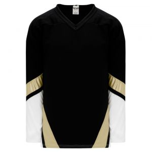 H550B Pro Hockey Jersey - New Pittsburgh 3rd Black - Front