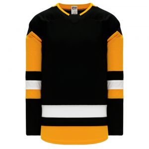 H550B Pro Hockey Jersey - 2017 Pittsburgh Black - Front