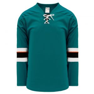 H550B Pro Hockey Jersey - 2013 San Jose Pacific Teal - Front