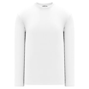 Athletic Knit BA1900-000 Baseball Long Sleeve Shirt - White - Primary