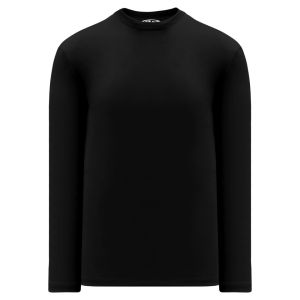 Athletic Knit BA1900-001 Baseball Long Sleeve Shirt - Black - Primary