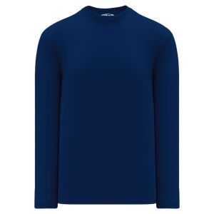 Athletic Knit BA1900-004 Baseball Long Sleeve Shirt - Navy - Primary