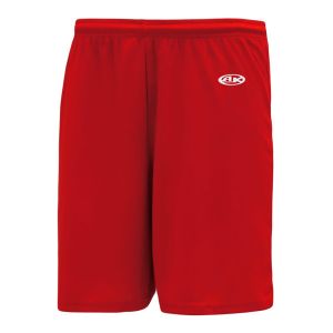 Athletic Knit BS1300-005 Basketball Shorts - Red - Primary