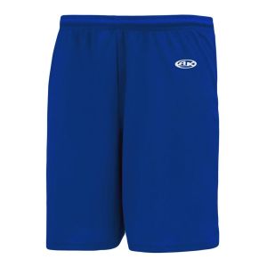 Athletic Knit BAS1700-002 Baseball Shorts - Royal - Primary