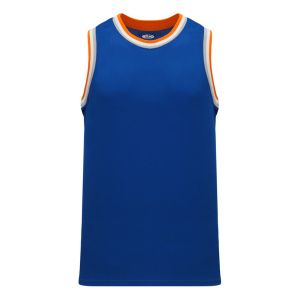 Athletic Knit B1710-485 Pro Basketball Jersey - Royal/Orange/White/Grey - Primary