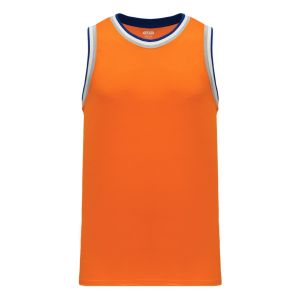Athletic Knit B1710-486 Pro Basketball Jersey - Orange/Royal/White/Grey - Primary