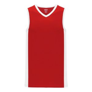 Athletic Knit B2115-208 Pro Basketball Jersey - Red/White - Primary