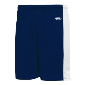 Athletic Knit BS9145-216 Pro Basketball Shorts - Navy/White - Primary