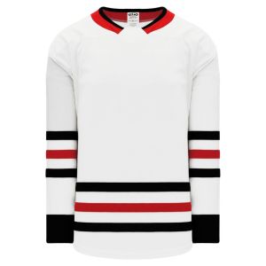 Athletic Knit H550B-CHI495B Pro Hockey Jersey - 2017 Chicago White - Primary