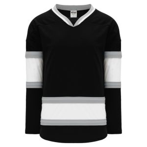 Athletic Knit H550B-LAS778B Pro Hockey Jersey - 1988 LA Black - Primary