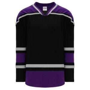 Athletic Knit H550B-LAS880B Pro Hockey Jersey - 1998 Los Angeles Black - Primary
