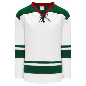 Athletic Knit H550B-MIN565B Pro Hockey Jersey - 2013 Minnesota White - Primary